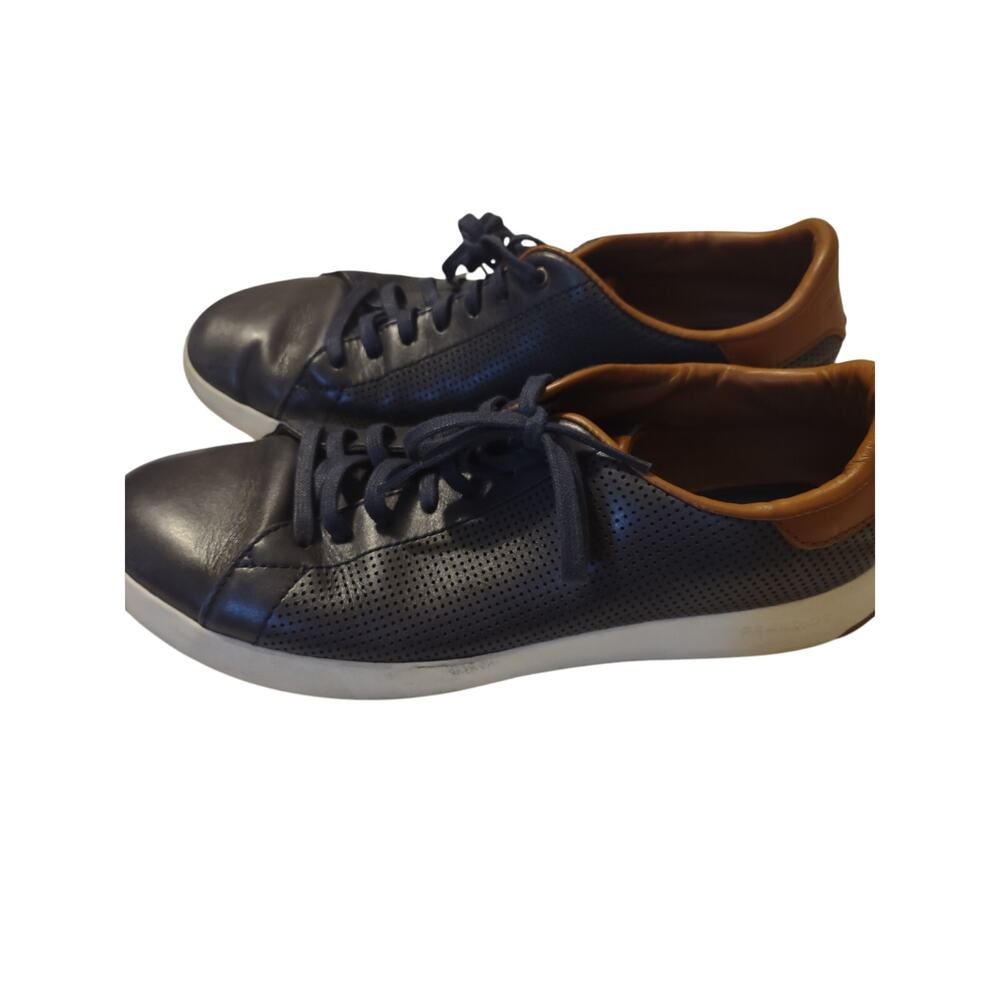 Cole Haan Grandpro Sneakers Size 11‎ Navy Brown Casual Preppy